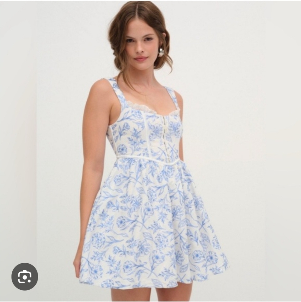 For Love & Lemons Maisie Mini Dress Size XL - Picture 2 of 5